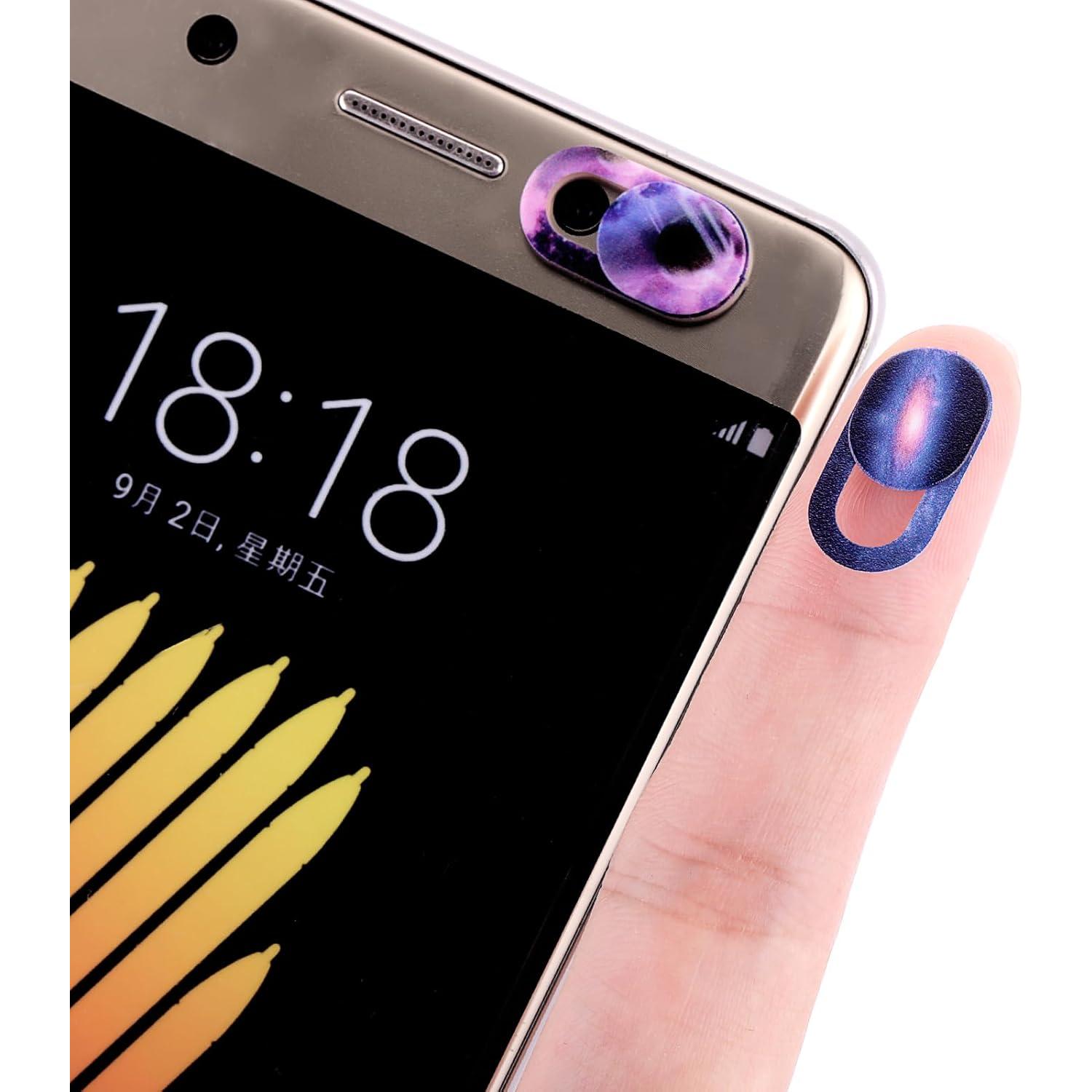 8 Cubiertas de Webcam Cielo Estrellado Amabro - Protección Privacidad