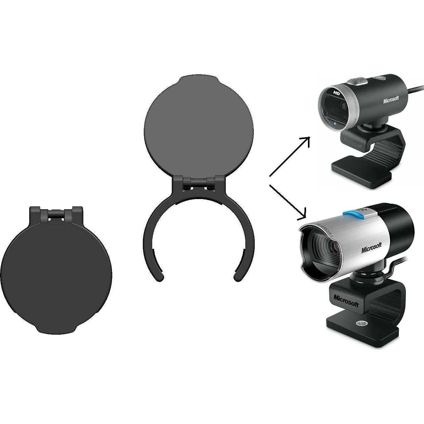 Cubierta de Privacidad para Webcam LZYDD para Microsoft LifeCam