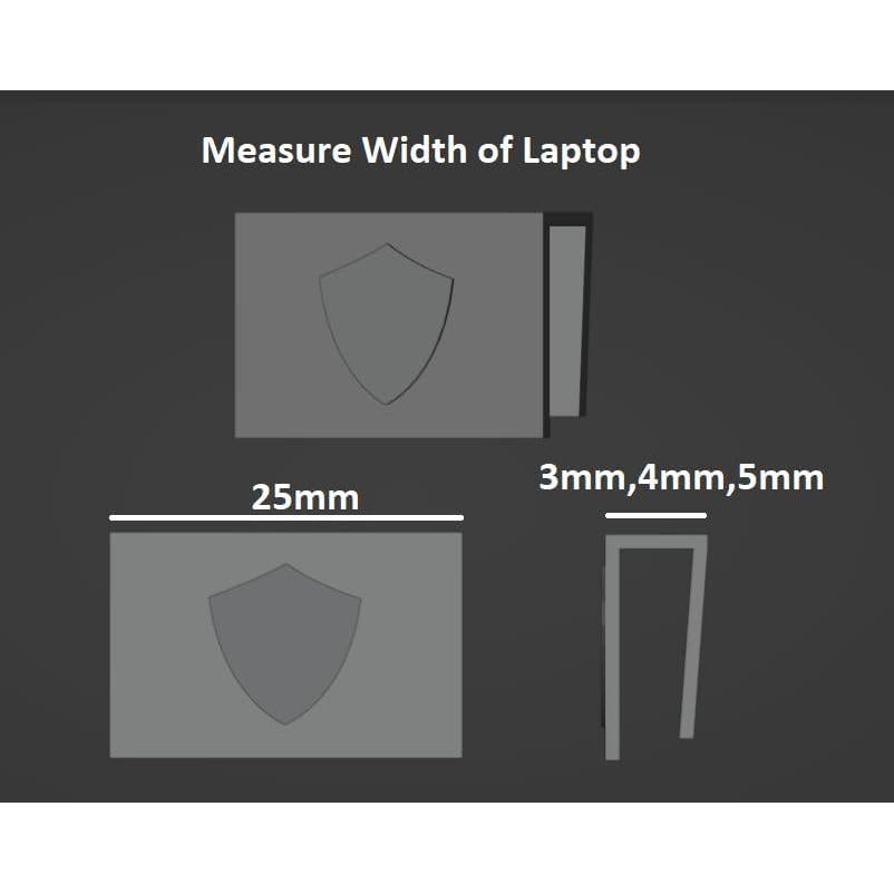Cubierta de Cámara de Privacidad 3mm 3DCentral Negra