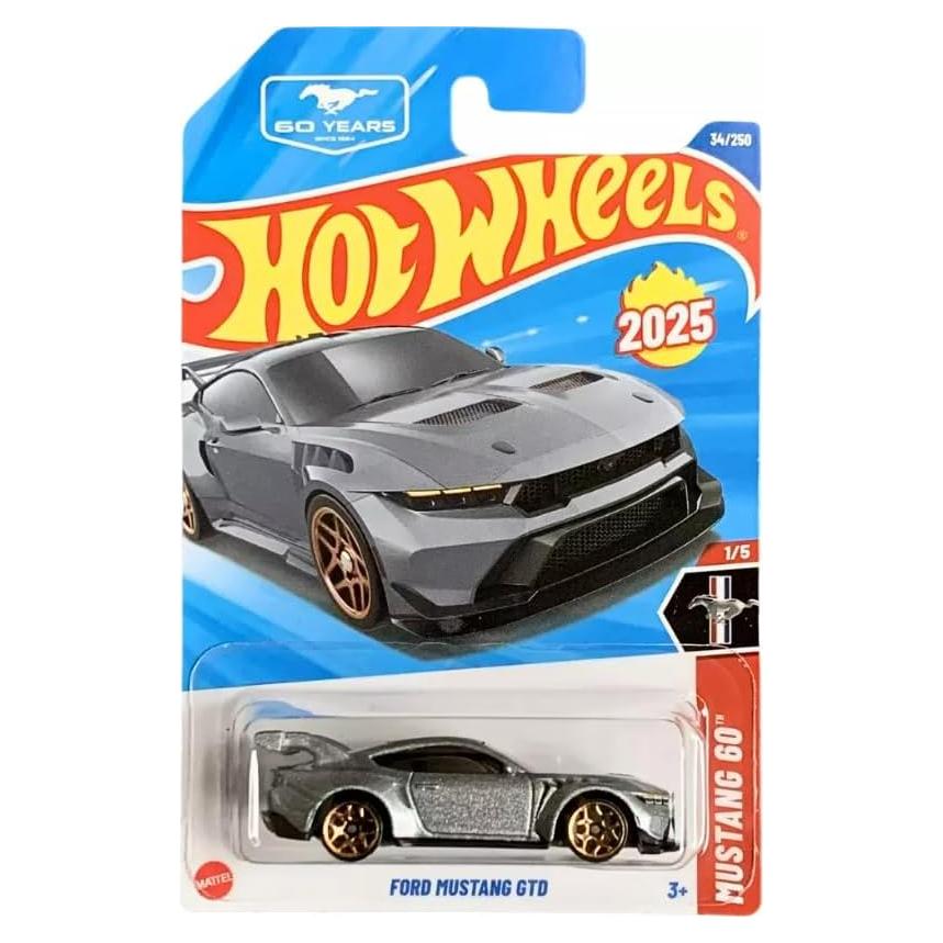 Hot Wheels Ford Mustang GTD 1:64 Metal Colección Mustang 60