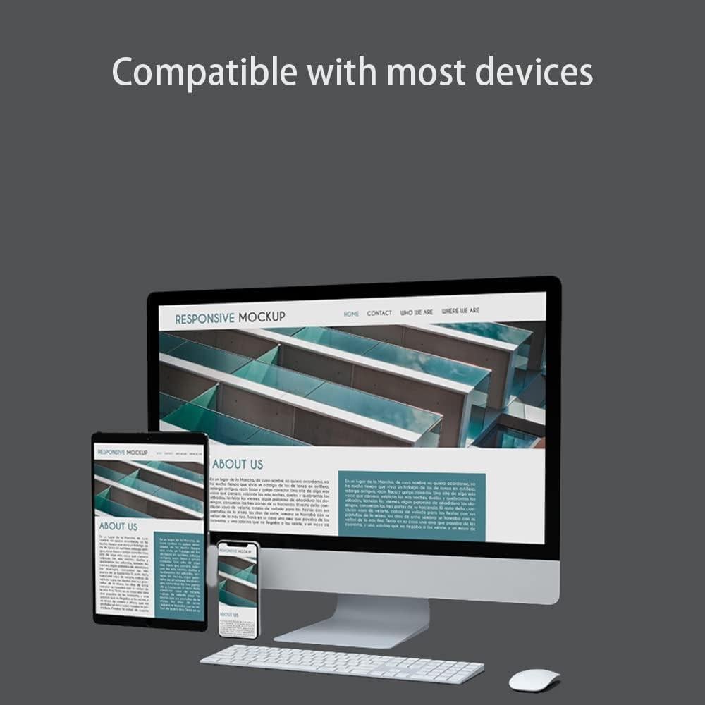 Cubierta de Webcam Eledabra 3PCS Panda Negro 0.7mm