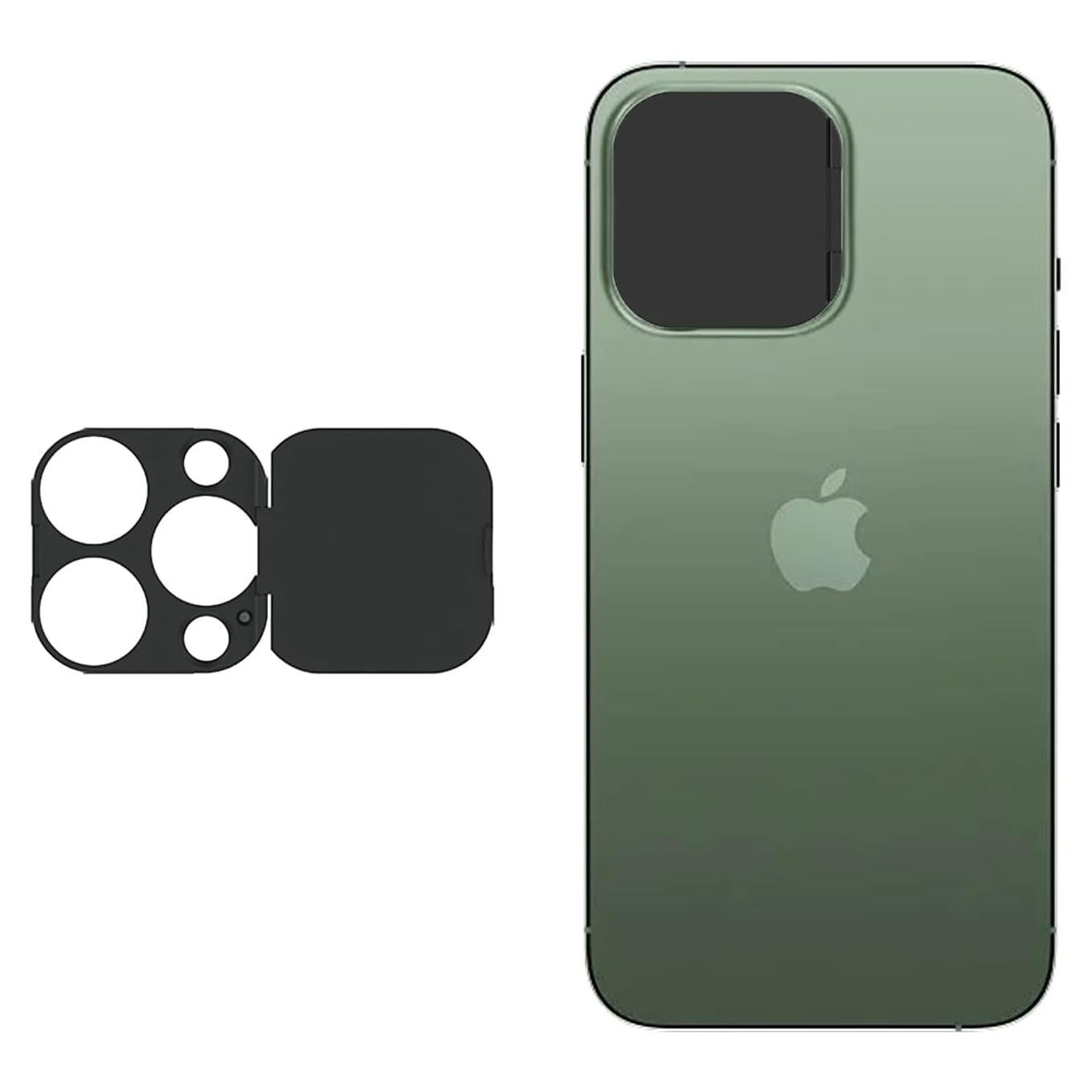 Cubierta de Cámara MakLuen Verde para Phone 13 Pro/Pro Max