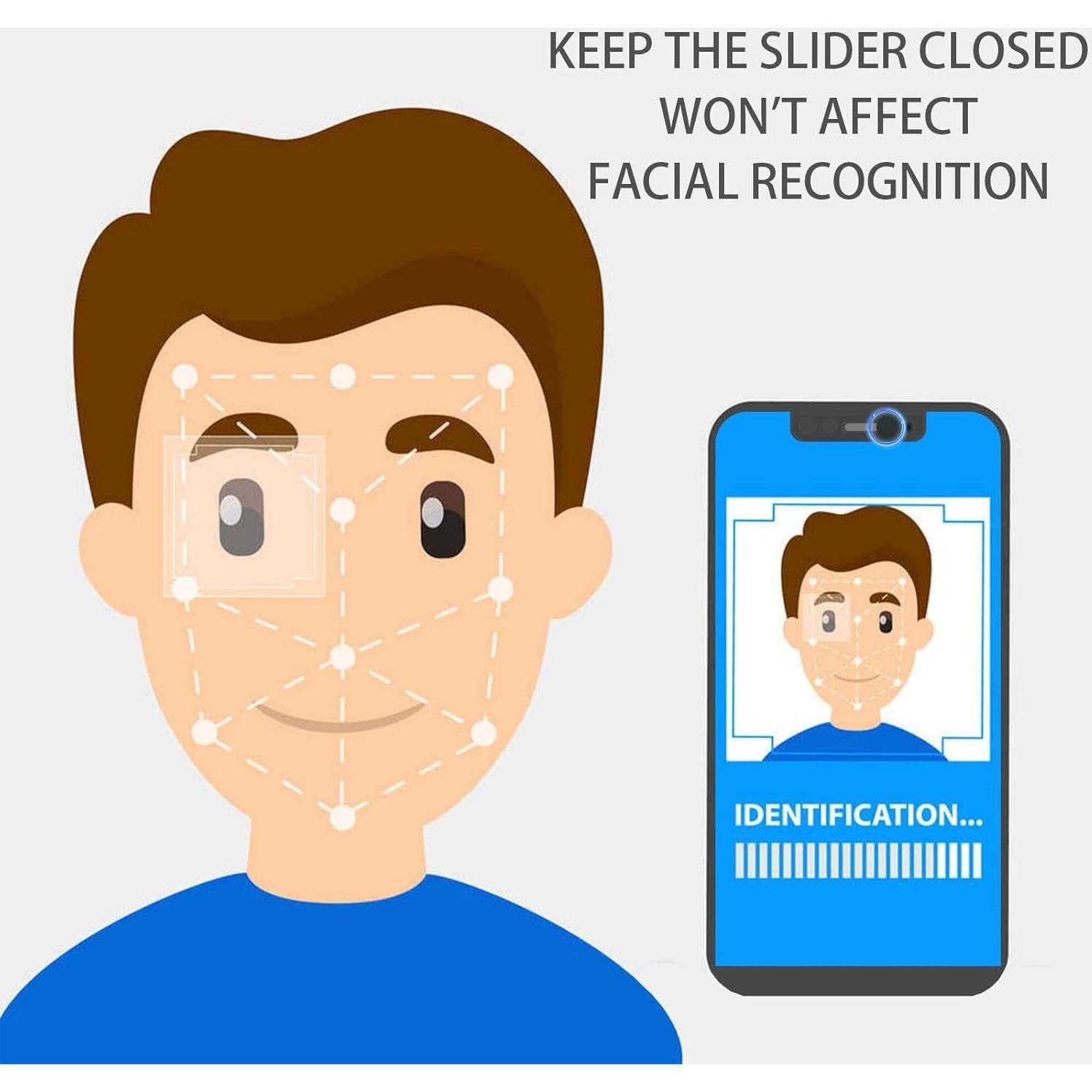 Cubierta de Cámara MakLuen para iPhone - Protección Privacidad