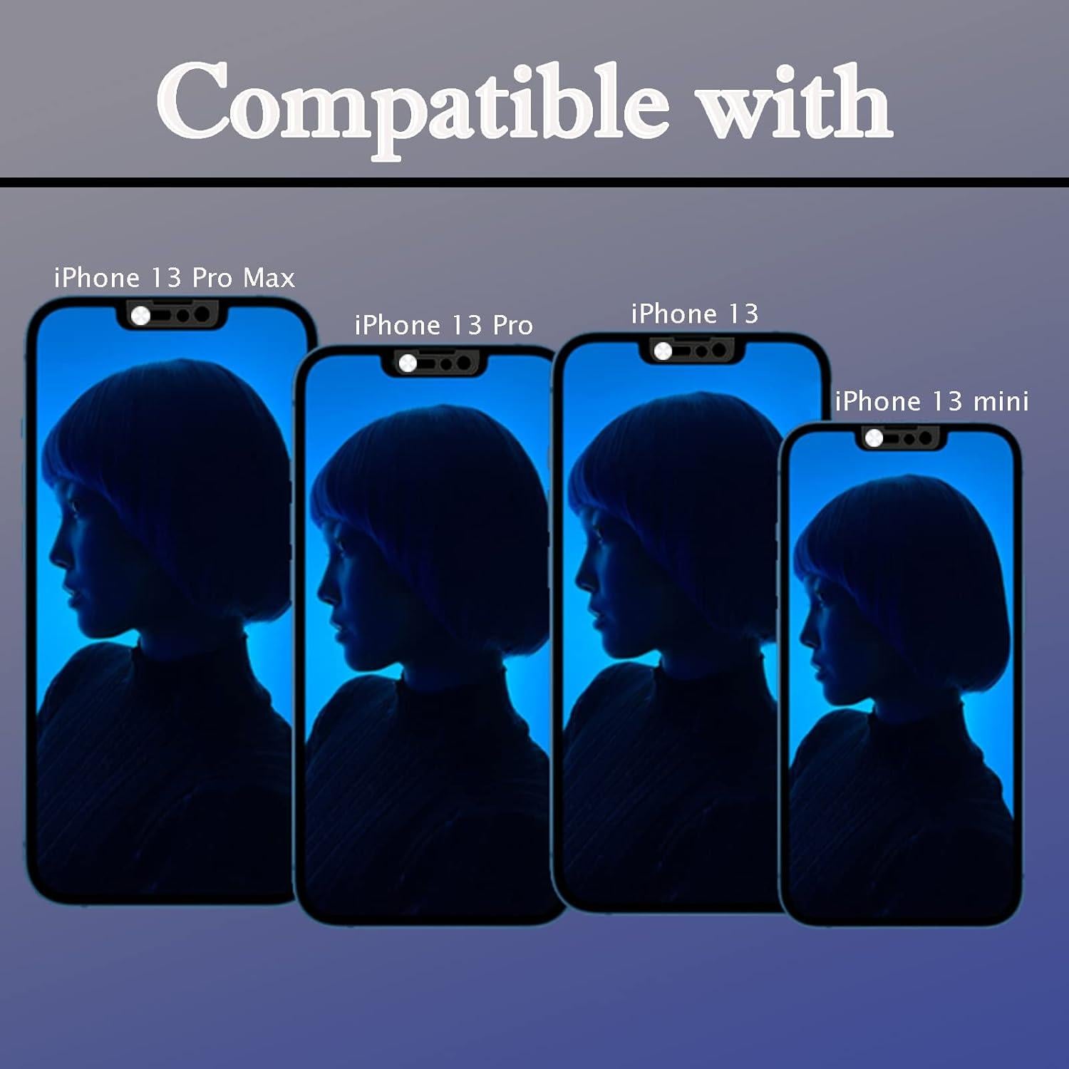 Protector de Lente de Cámara Peramarl para iPhone 13/13Pro/13mini/13Pro Max - Plata