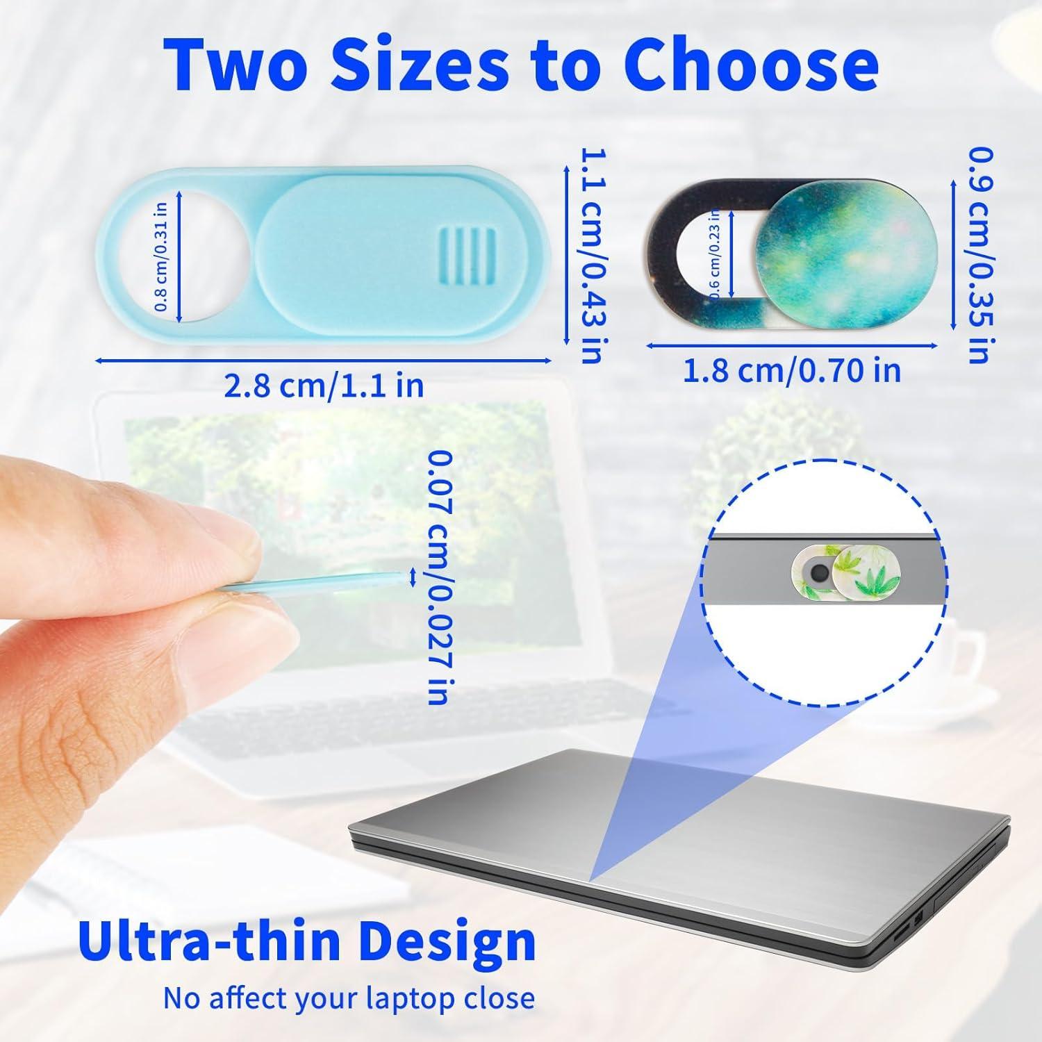 6 Piezas Deslizador Cubierta de Cámara LUSTRIB para Laptop