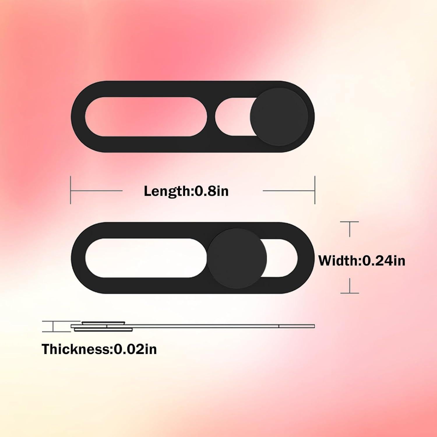 Phone Camera Cover,Webcam Cover Compatible for Phone 14 Pro/14 Pro Max/15/15 Plus/15 Pro/15 Pro Max,Protect Privacy and Security,Not Affect Facial Recognition(Black)