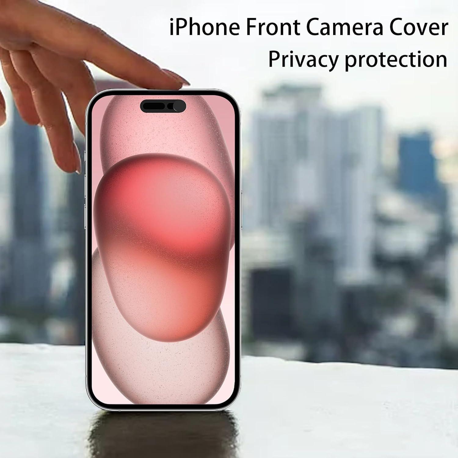 Phone Camera Cover,Webcam Cover Compatible for Phone 14 Pro/14 Pro Max/15/15 Plus/15 Pro/15 Pro Max,Protect Privacy and Security,Not Affect Facial Recognition(Black)