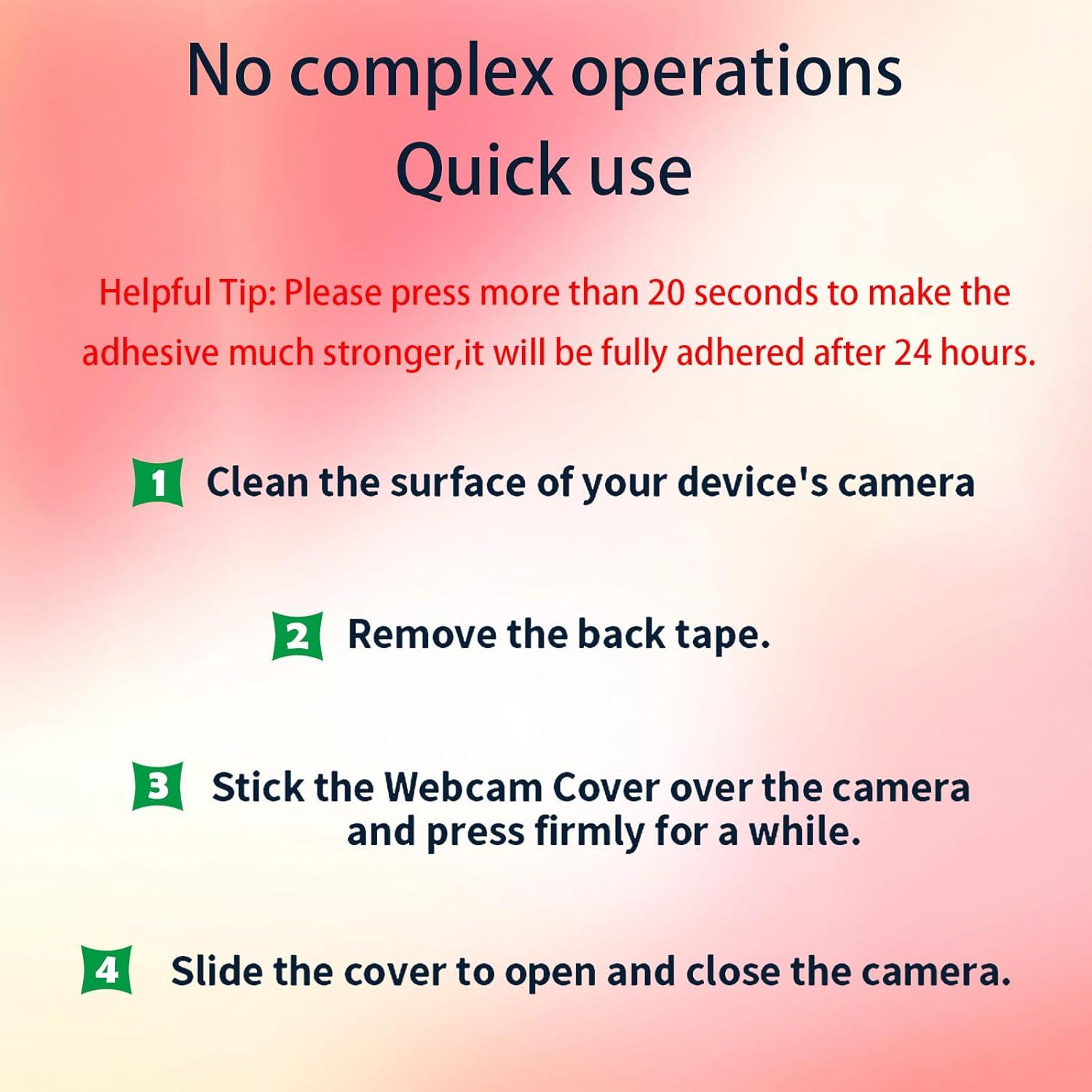 Phone Camera Cover,Webcam Cover Compatible for Phone 14 Pro/14 Pro Max/15/15 Plus/15 Pro/15 Pro Max,Protect Privacy and Security,Not Affect Facial Recognition(Black)