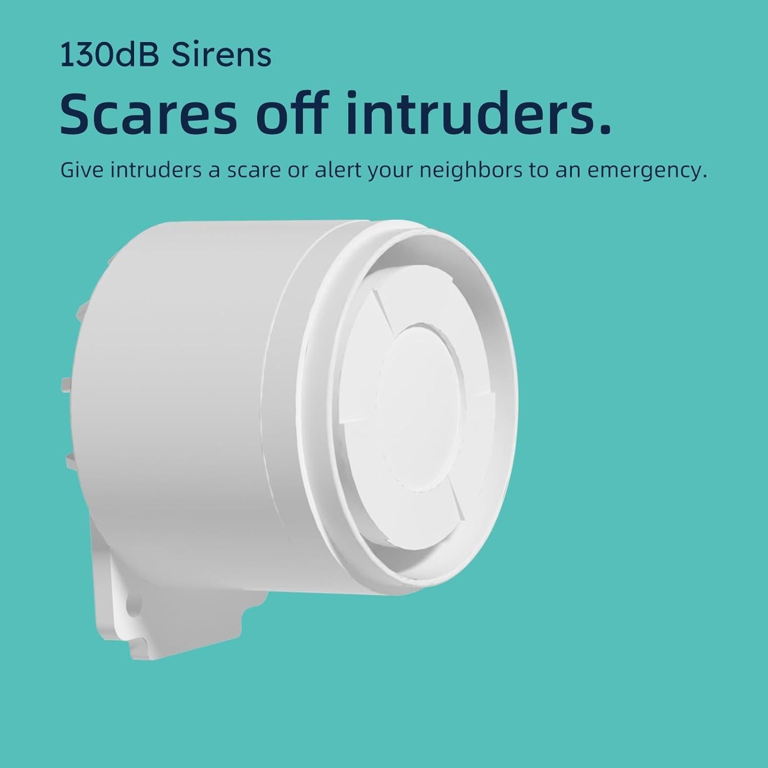 Sistema de Alarma Inalámbrico GRSICO 7 Piezas 130dB