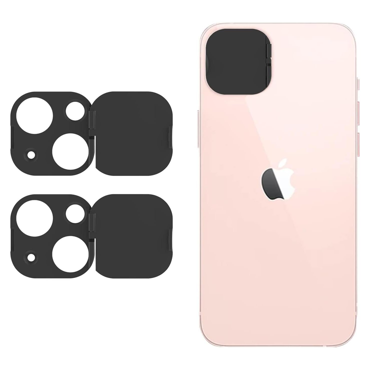 Cubierta de Cámara MakLuen para iPhone 14/14 Plus - Negro