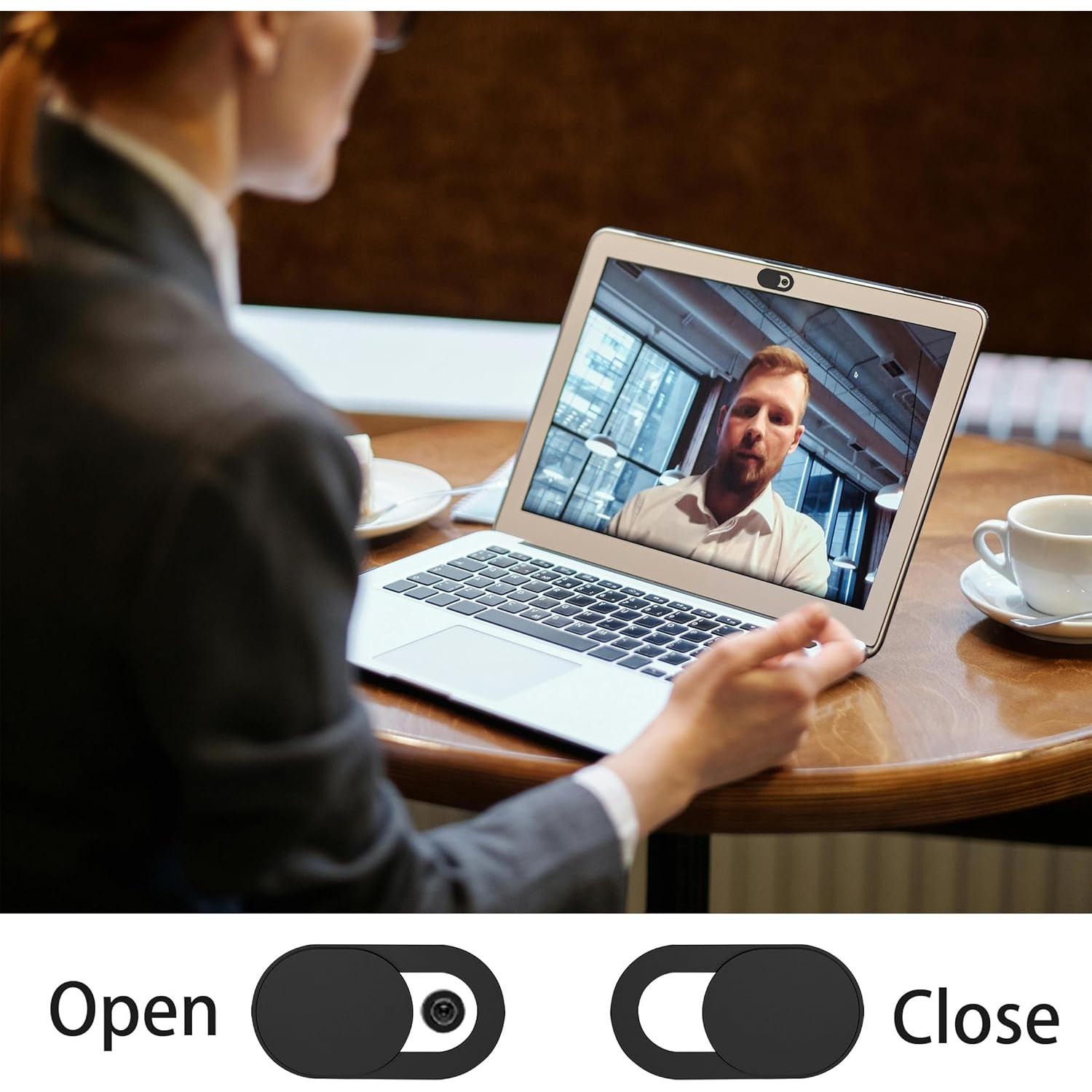 Paquete de 6 cubiertas deslizantes para webcam NANLANFAN