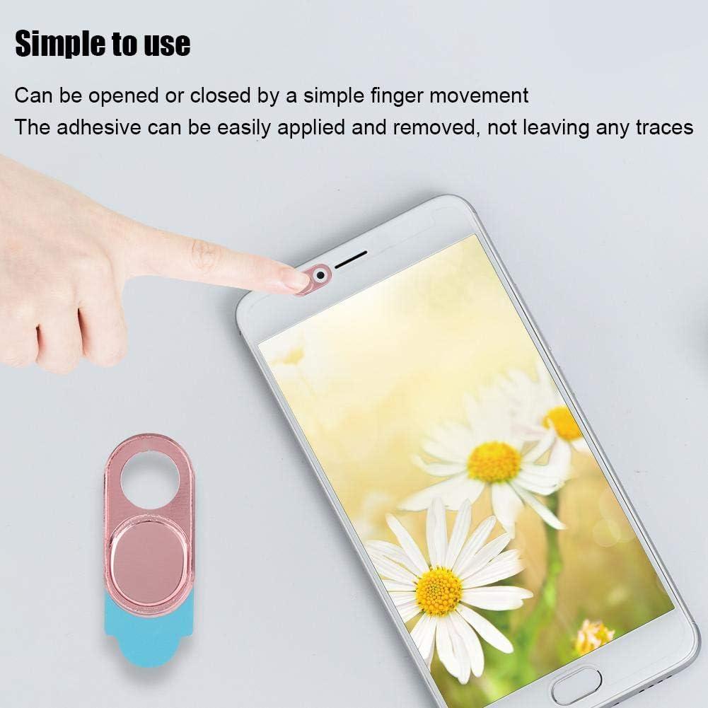 Cubierta de Webcam Zopsc Rosa Ultra Fina 3 Piezas Seguridad