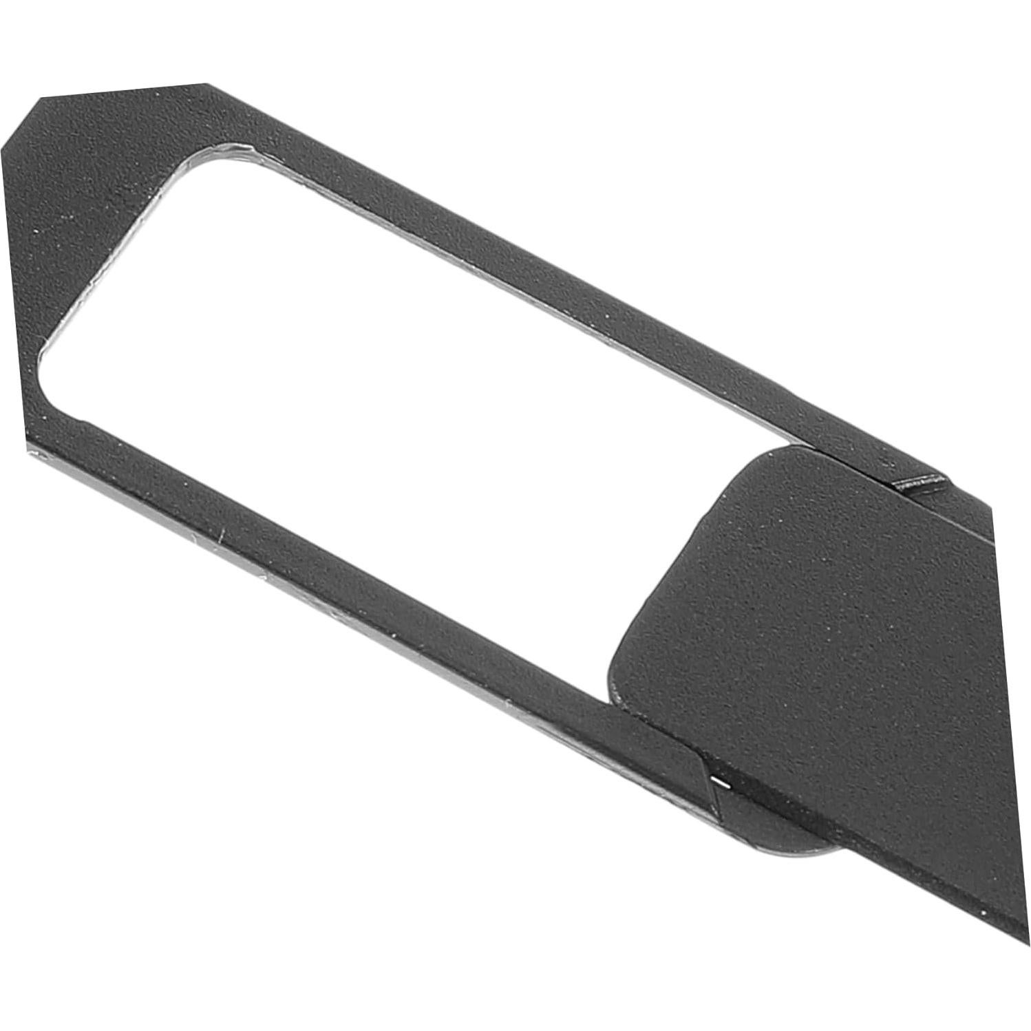 2Pcs Laptop Camera Cover Slide Black Privacy Protector for Webcam Compatible with MacBook Easy to Install and Use