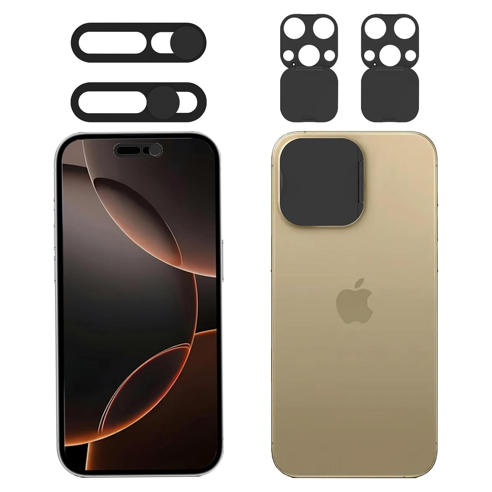 Cubierta de Privacidad EYSOFT para iPhone 16 Pro/Max - 2 Piezas