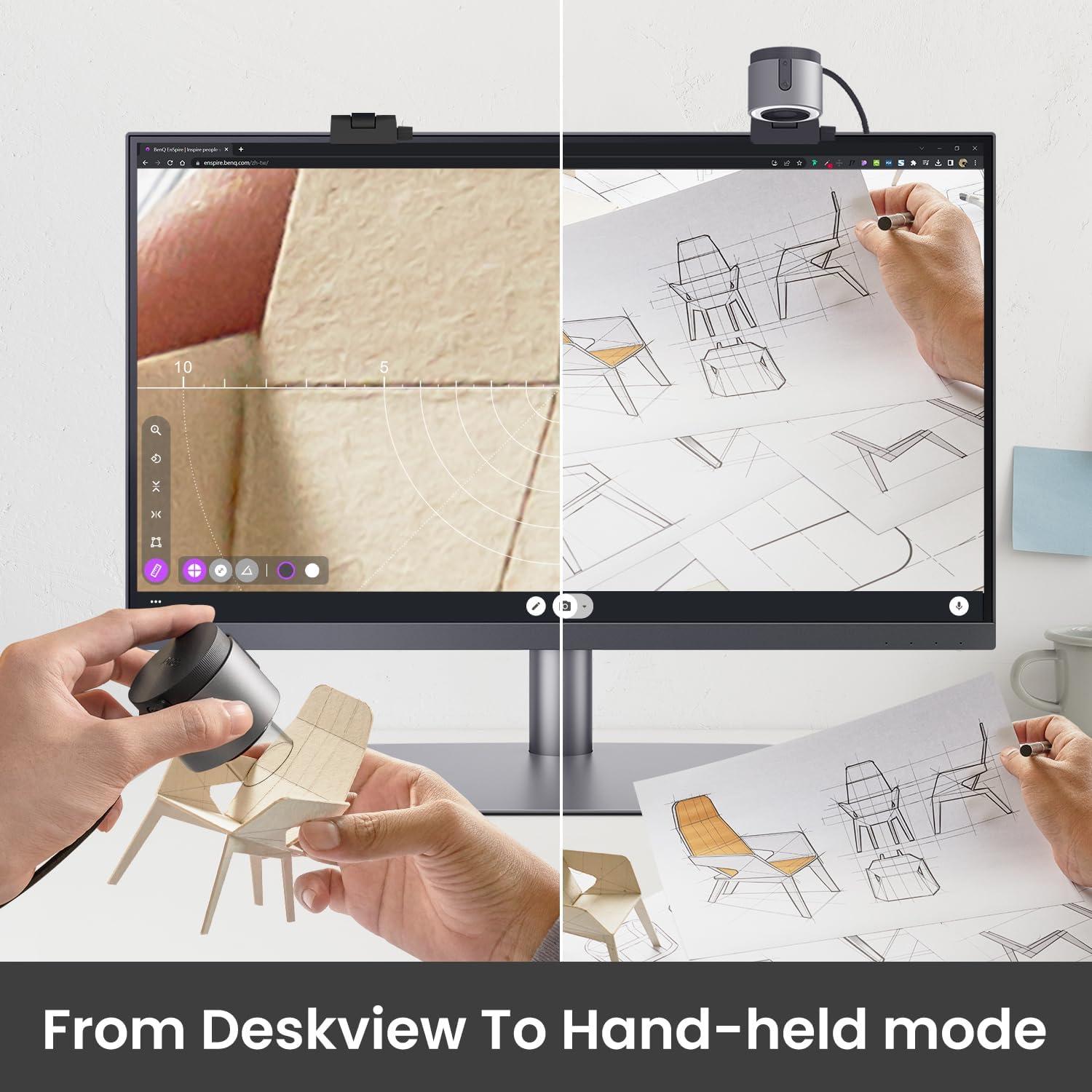 Webcam BenQ ideaCam S1 Plus con Lente Macro 15X y Luz