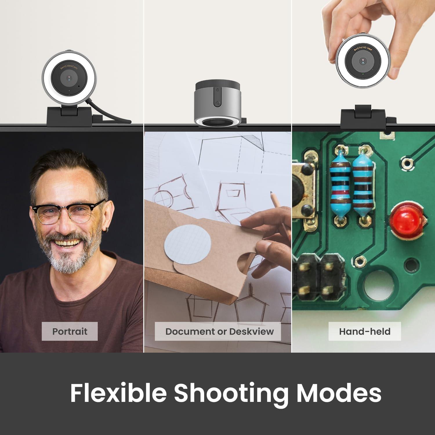 Webcam BenQ ideaCam S1 Plus con Lente Macro 15X y Luz