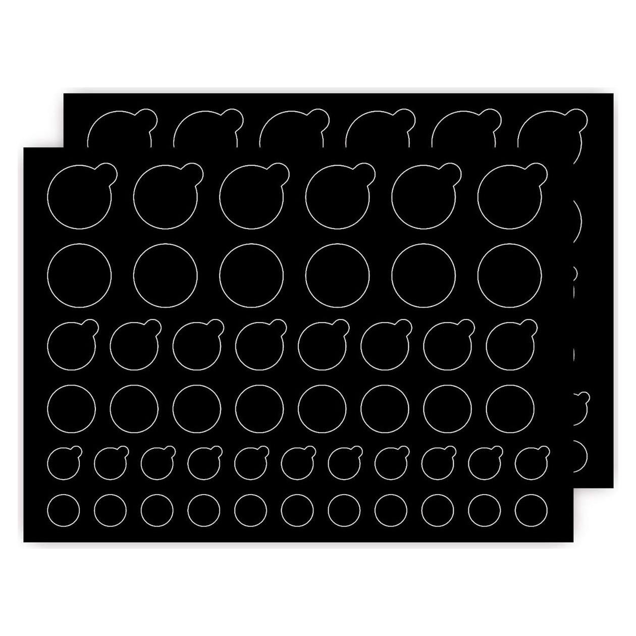 Cubiertas de Privacidad para Webcam TINGYI - 100 Stickers Negros