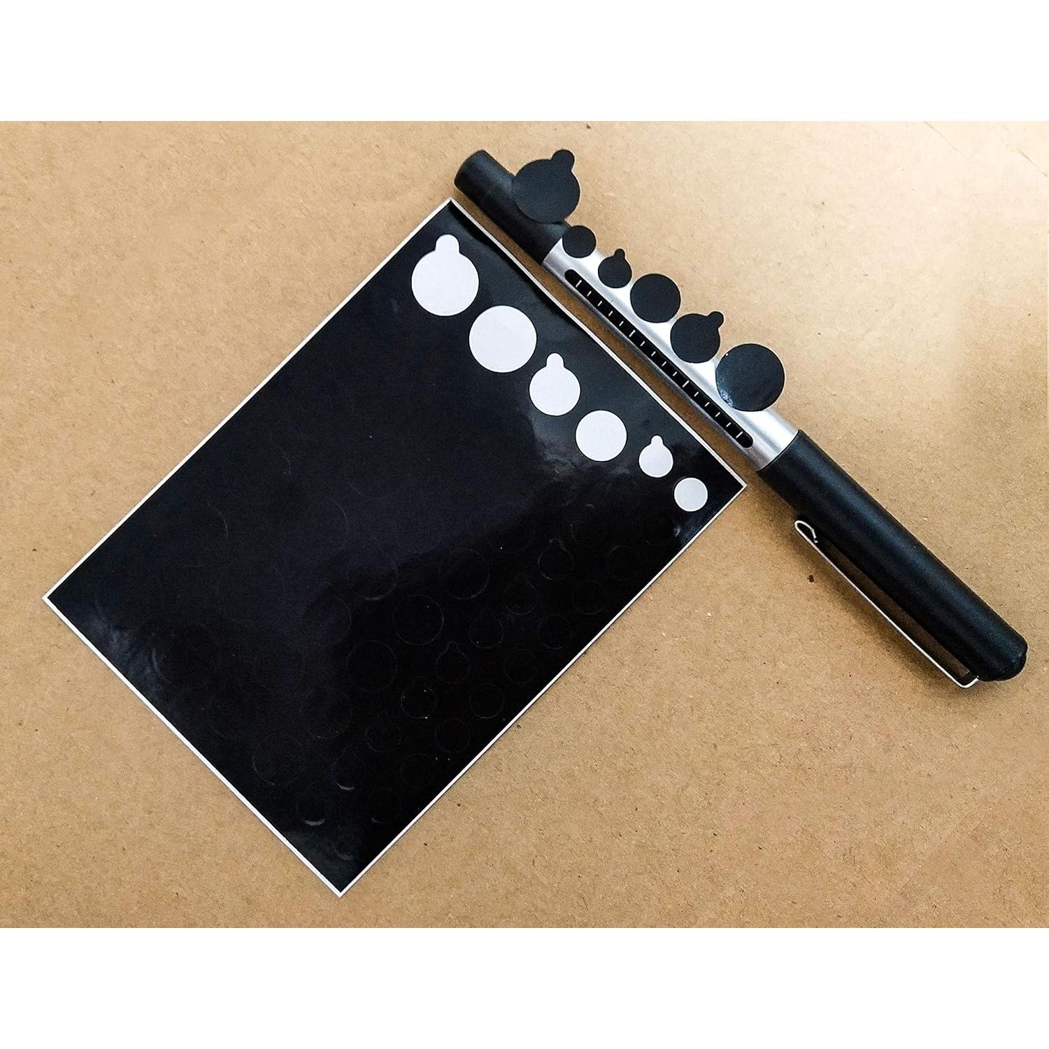 Cubiertas de Privacidad para Webcam TINGYI - 100 Stickers Negros