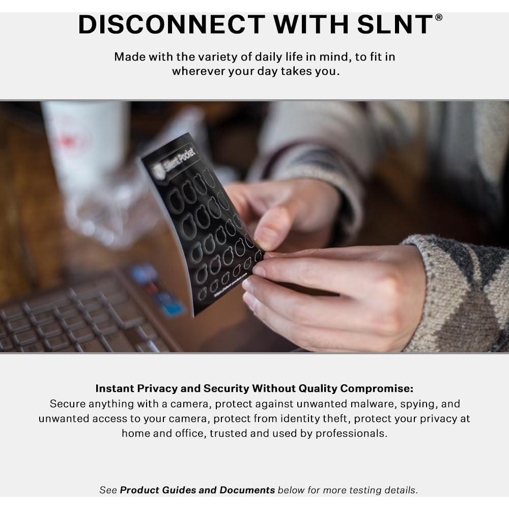 Etiquetas de Privacidad para Webcam Silent Pocket - Reutilizables