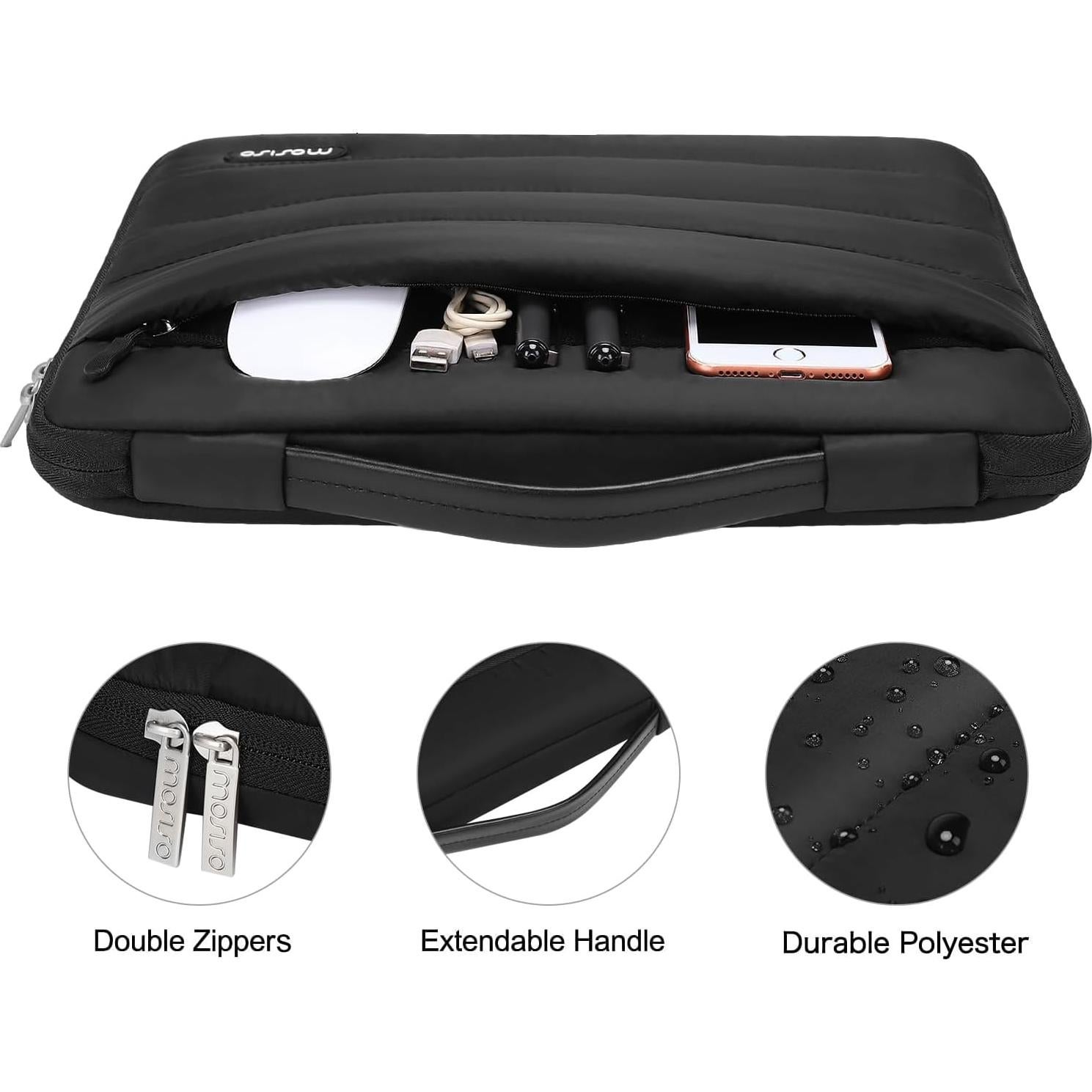 Funda Dura Mosiso para MacBook Pro 14" 2021-2025, Negro