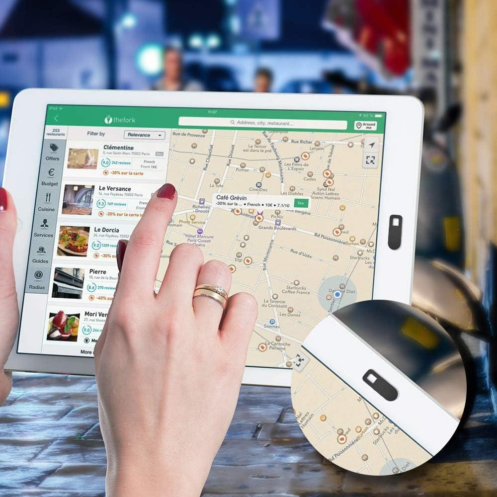 Cubierta Deslizante para Webcam SenseAGE - 3 Piezas, Negro
