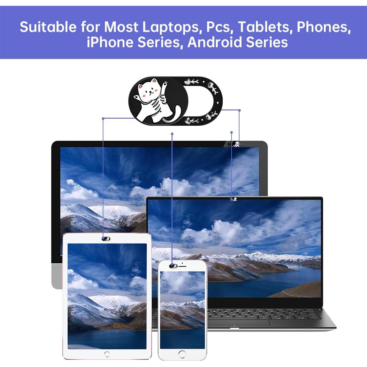 Cubierta deslizante para cámara DR. PANDACAT - 3 Pack