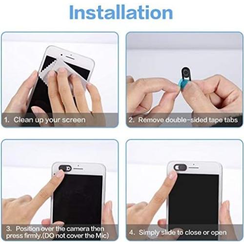 Cubierta de Privacidad DNRPrime para Cámara Google Pixel 6 Pro - Blanco