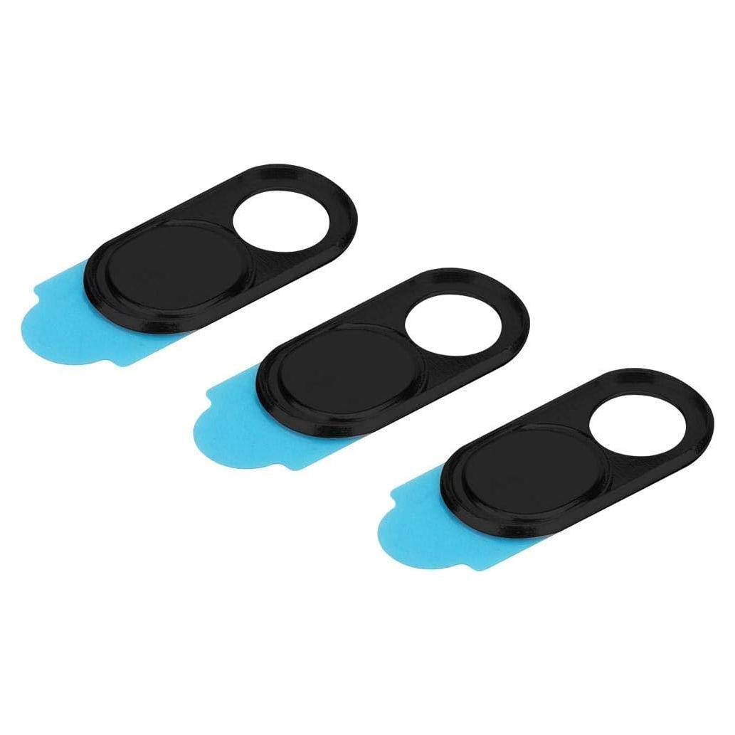 Cubierta de Webcam ASHATA Ultra Fina Negra - 3 Piezas