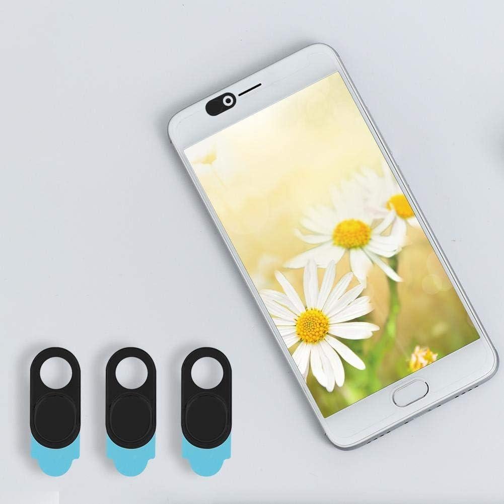 Cubierta de Webcam ASHATA Ultra Fina Negra - 3 Piezas