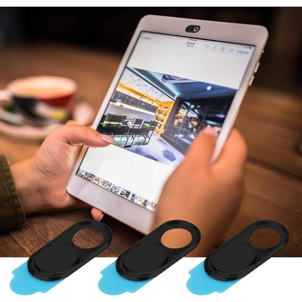 Cubierta de Webcam ASHATA Ultra Fina Negra - 3 Piezas