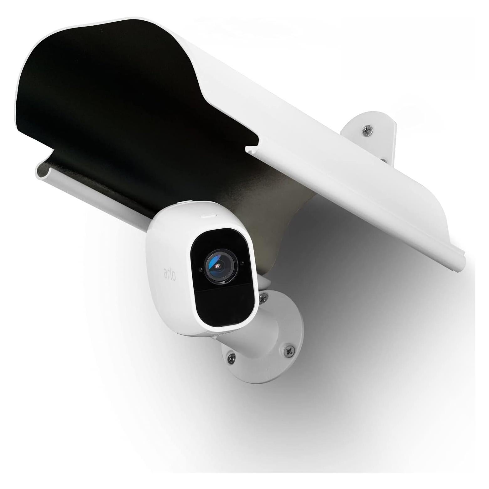 Cubierta para cámara Uogw blanca, protección sol y lluvia, 27x14cm