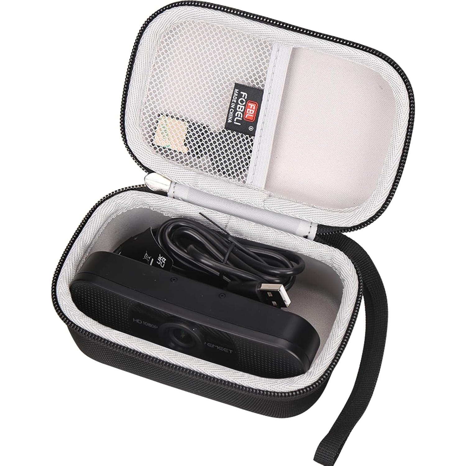 Funda Dura EVA FBLFOBELI para Cámaras Web eMeet y Logitech