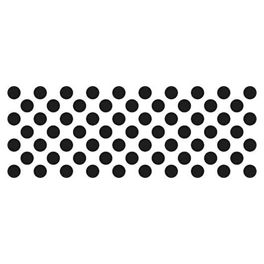 StickerTalk Puntos de Cámara - 67 Stickers Negros 0.635 cm