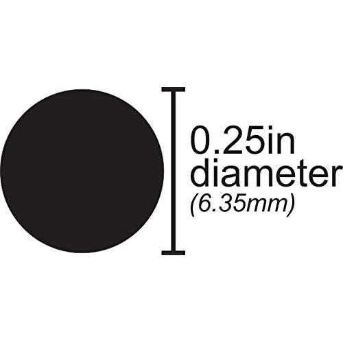 StickerTalk Puntos de Cámara - 67 Stickers Negros 0.635 cm