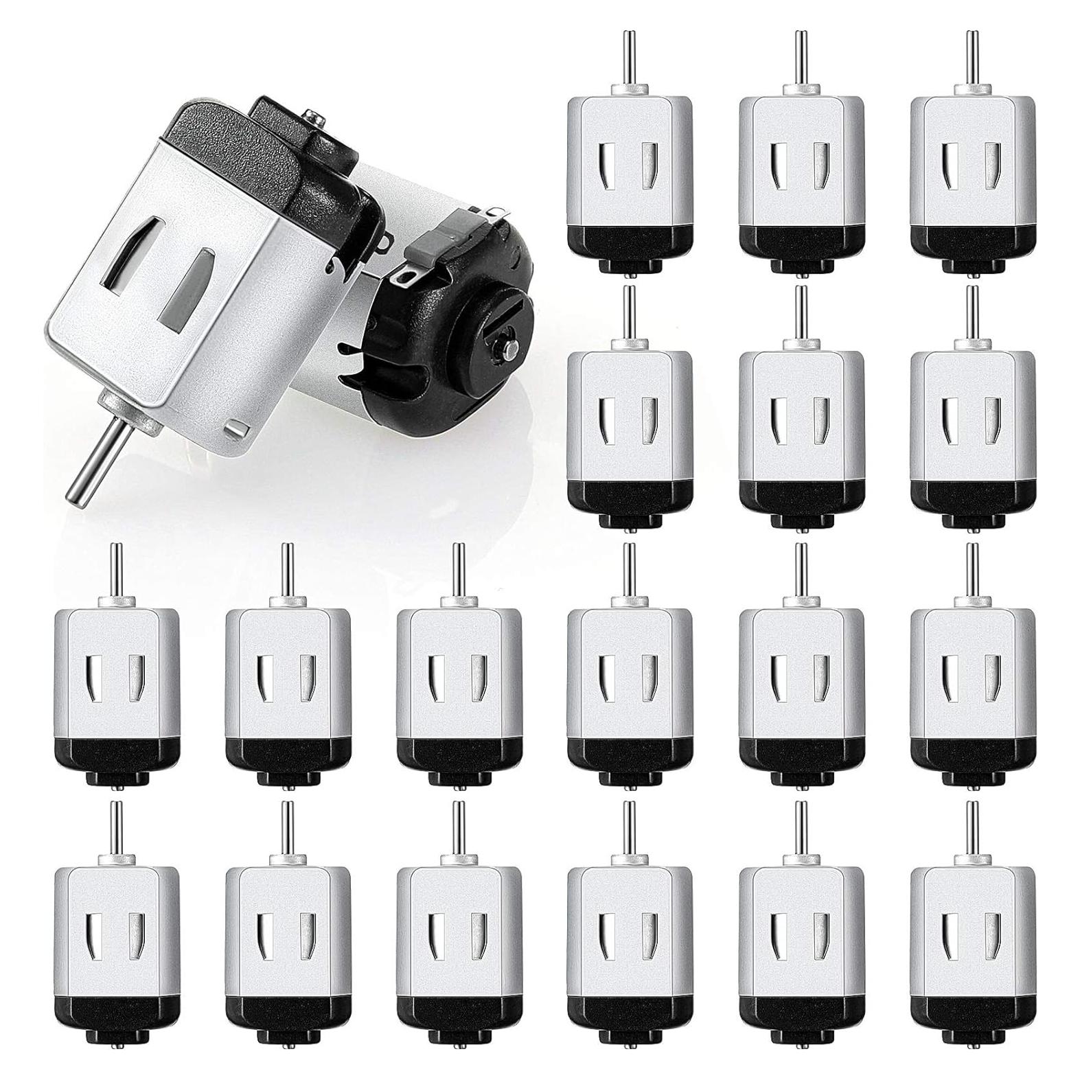 Mudder 20 Motores Eléctricos DC 1.5-3V 23000RPM para Juguetes