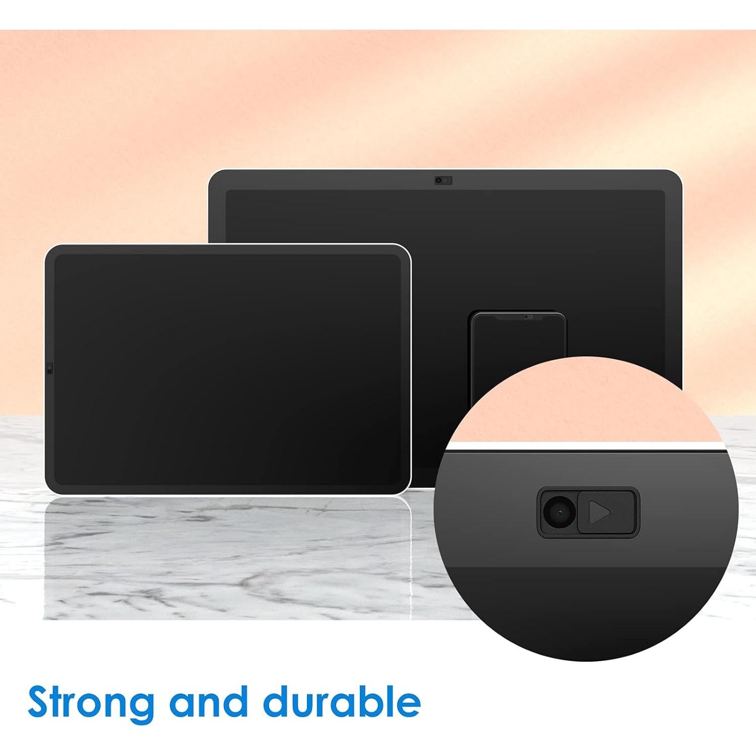 Cubierta de Cámara JETech Deslizante Ultra Delgado - Paquete de 6