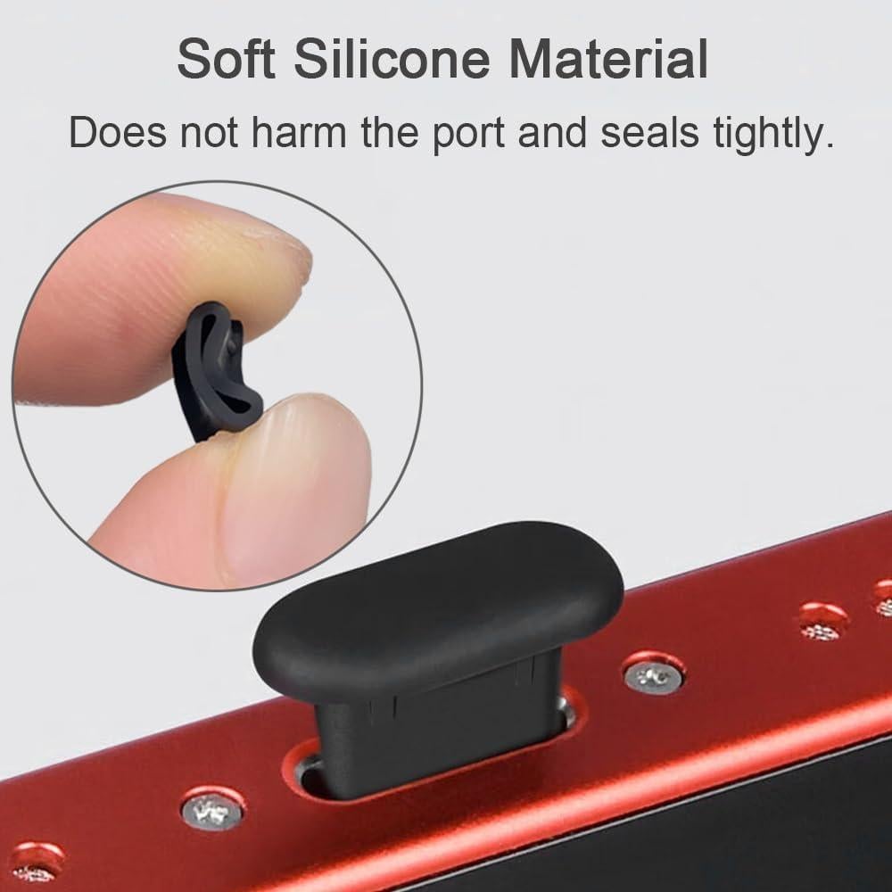 40 Tapas de Silicona Antipolvo OPSFALCON para Puertos USB y Más