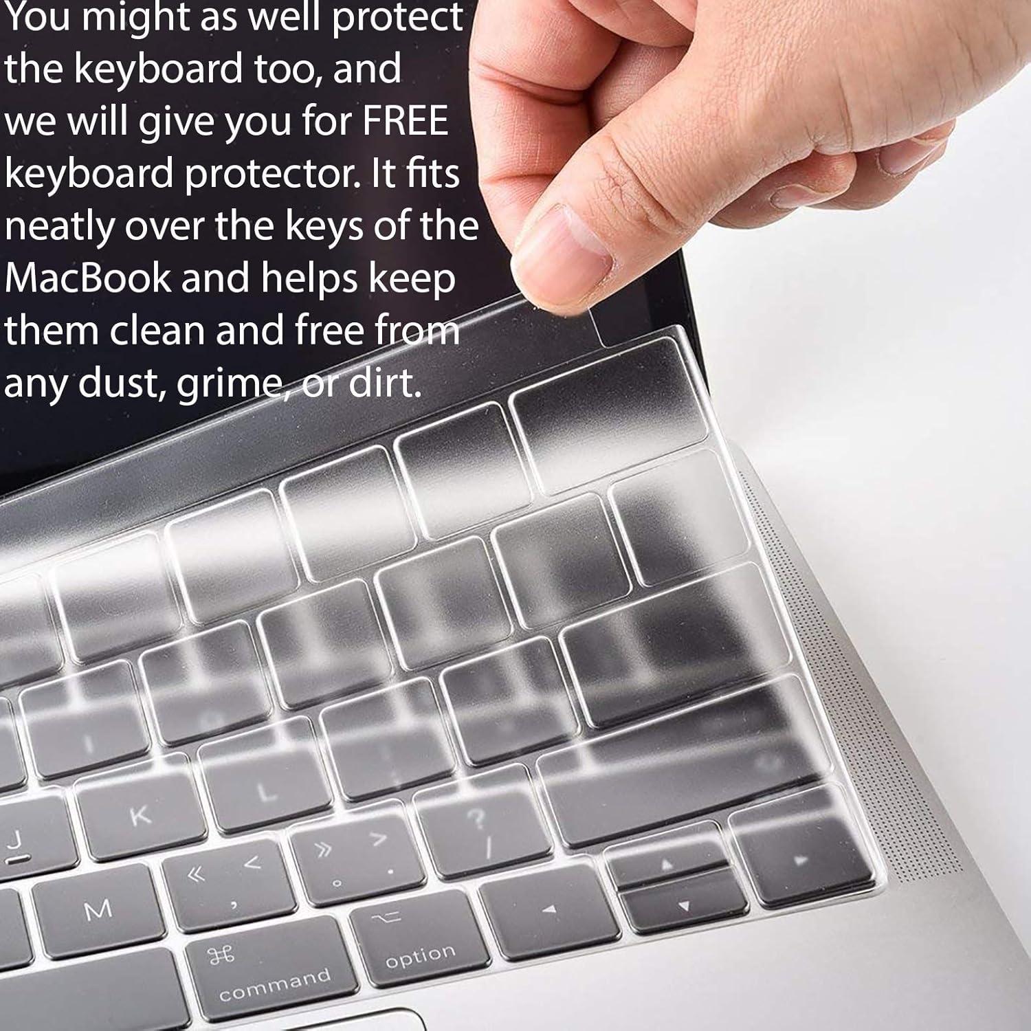 Protector de Pantalla Homy para MacBook Air 13" + Cubierta Teclado TPU