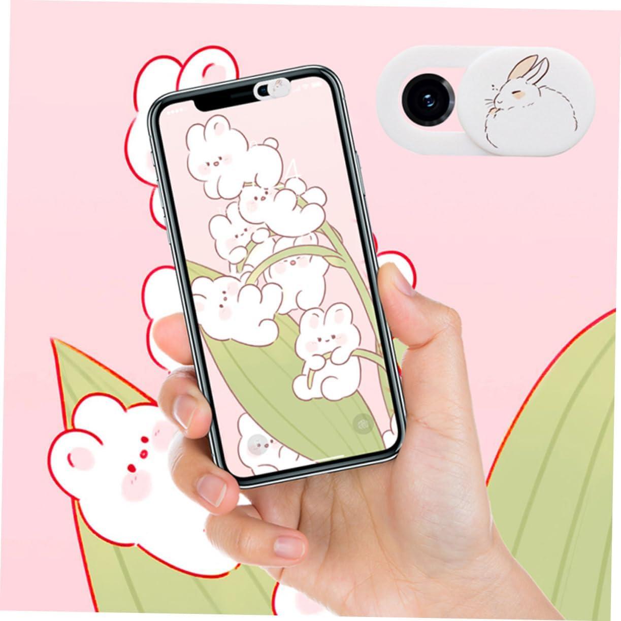 Artibetter 3 Piezas Cubierta de Privacidad Webcam Blanca