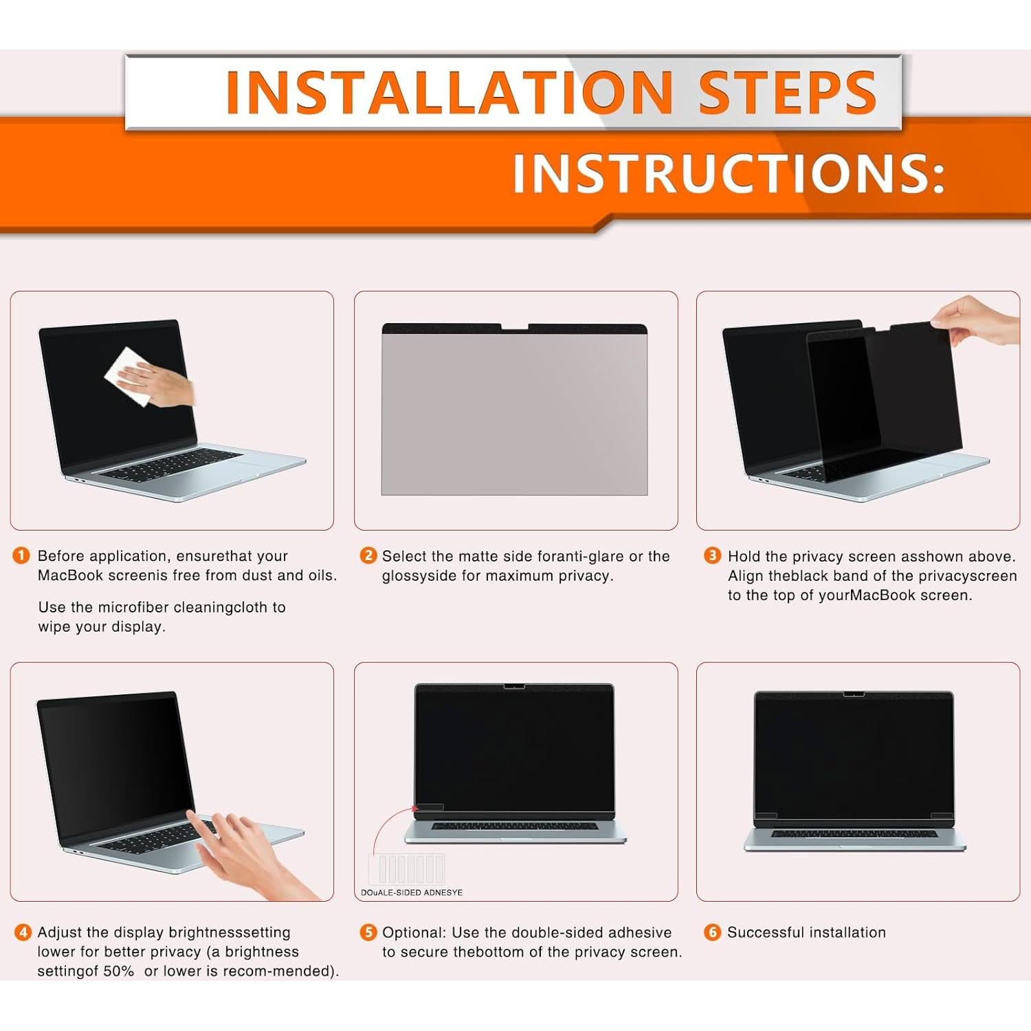 Pantalla de Privacidad ZOEGAA para MacBook Pro 12" - Antirreflejo