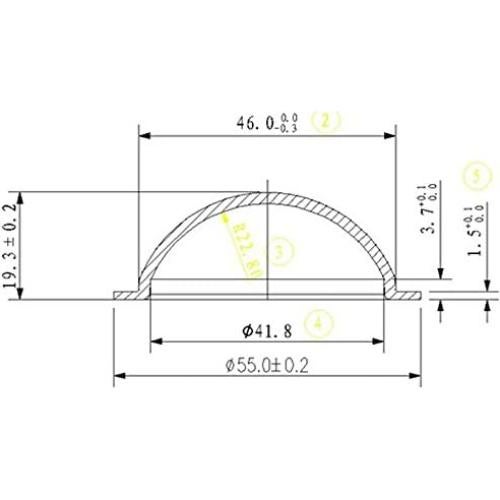 Cámara de Seguridad JMX 1.8" Lente Ojo de Pez HD 10MP