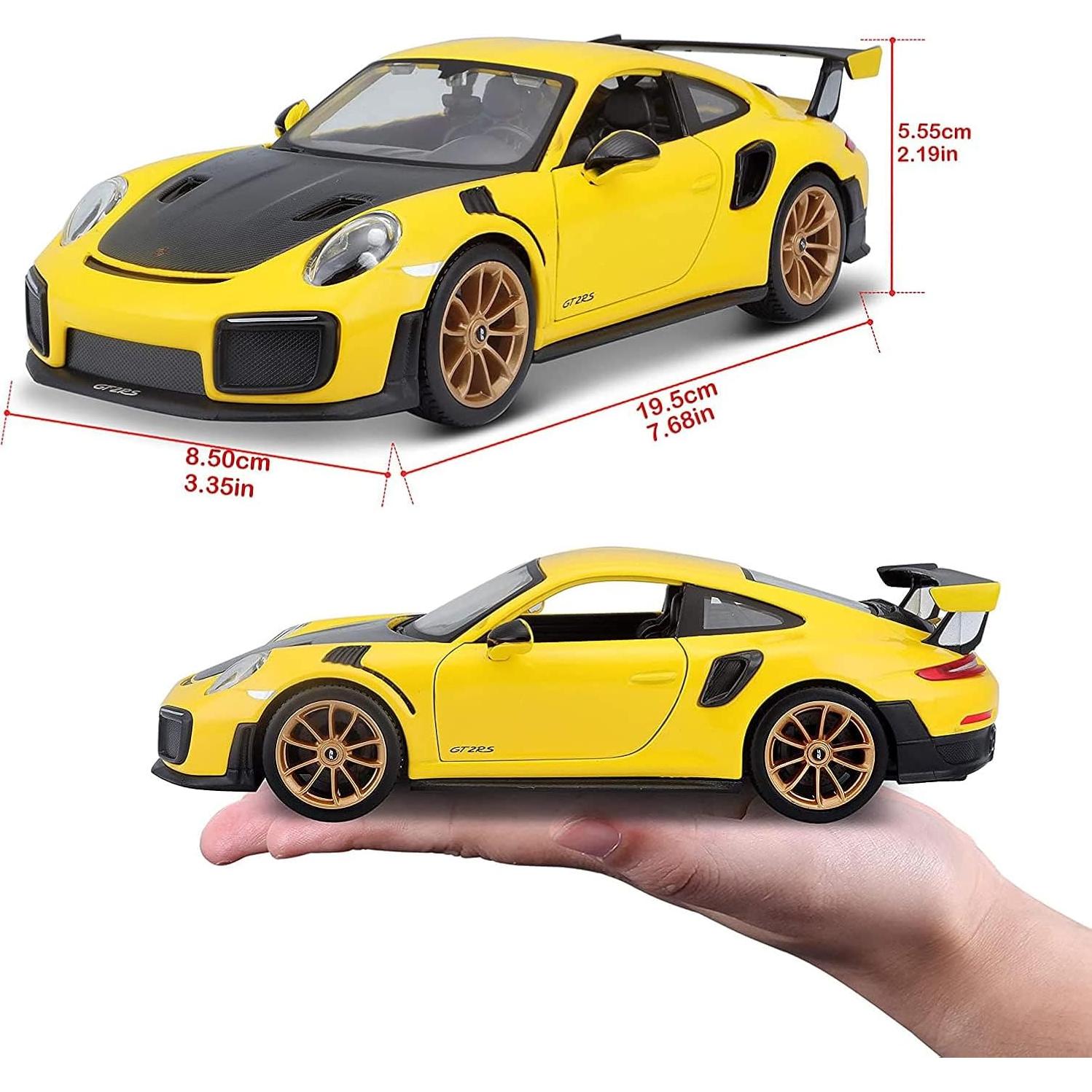 Maisto Porsche 911 GT2 RS Amarillo 1/24 Edición Especial
