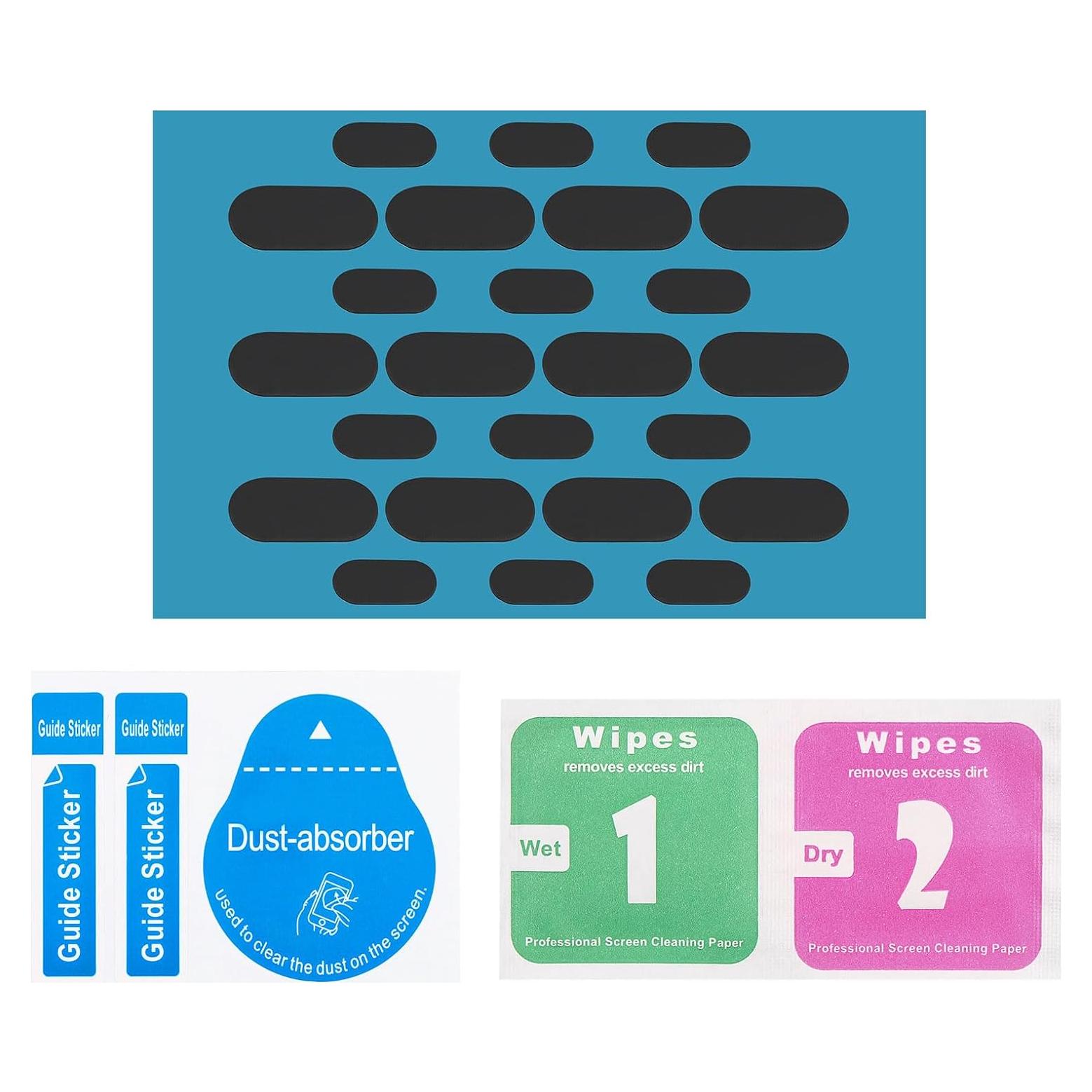 Cubierta de Webcam MECCANIXITY 0.3mm Negra 24 Paquete