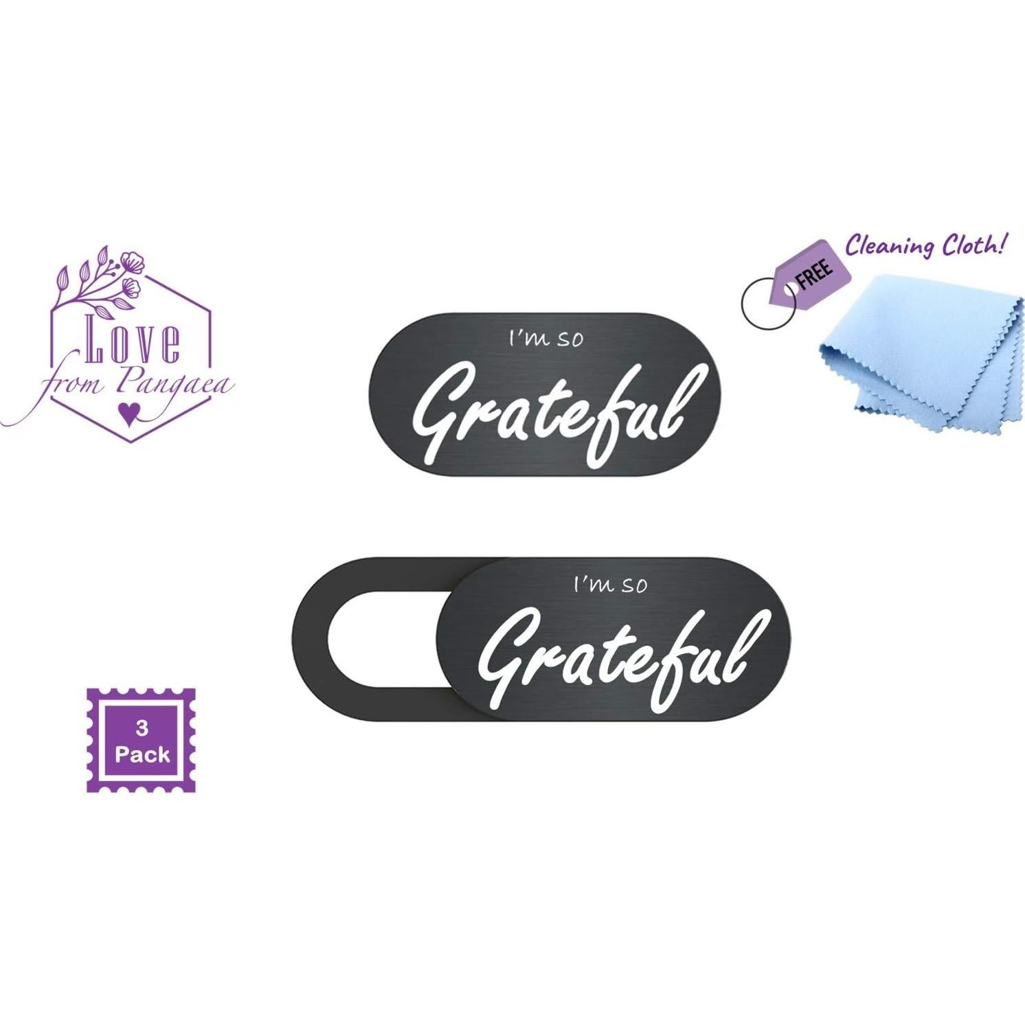 Cubierta de Webcam LoveFromPangaea - 3 Piezas, Protección Privacidad