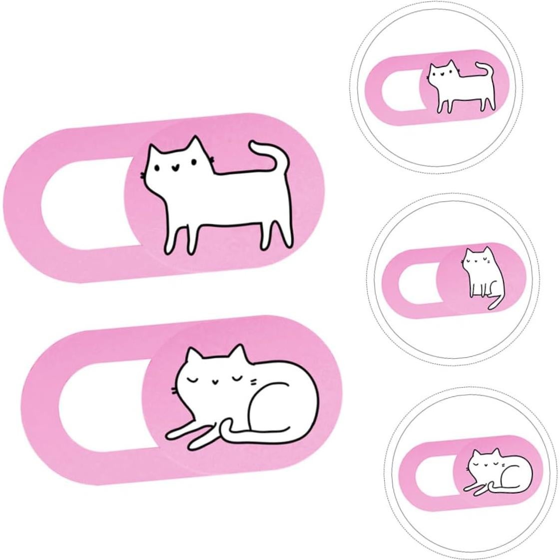 Cubierta de Cámara Happyyami 2 Piezas Rosa Deslizante Privacidad