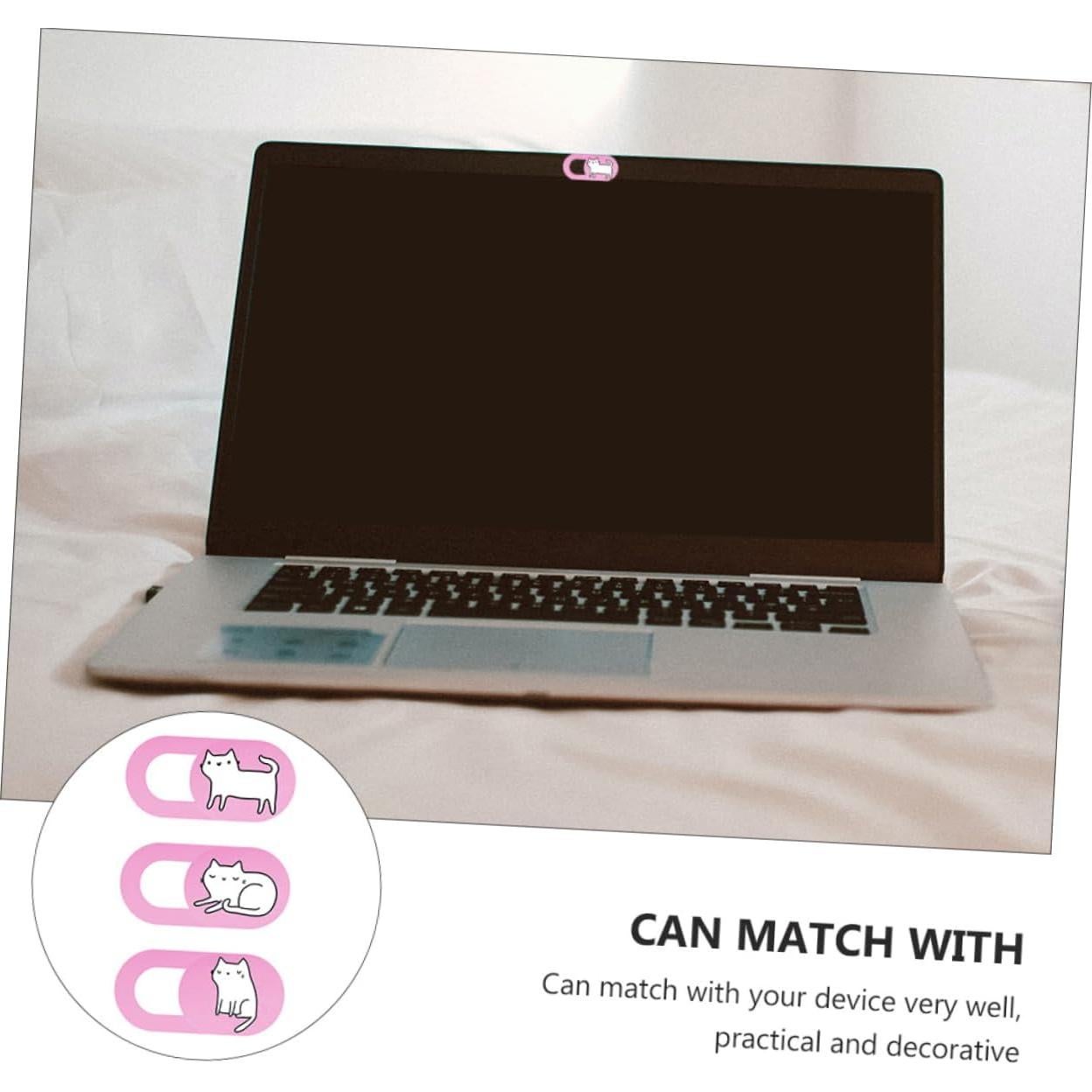 Cubierta de Cámara Happyyami 2 Piezas Rosa Deslizante Privacidad