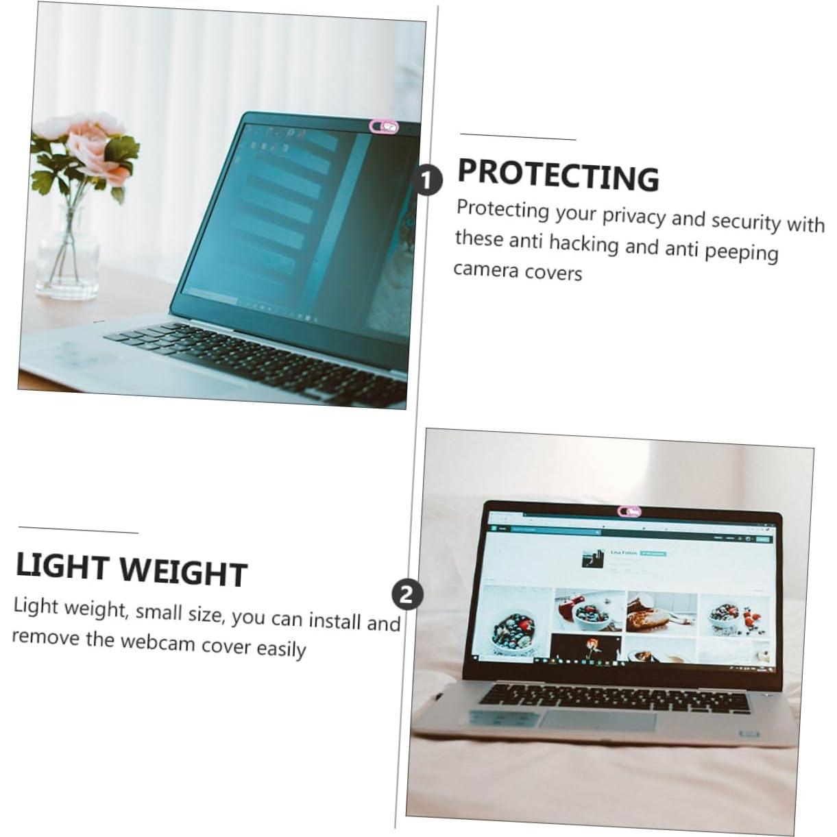 Cubierta de Cámara Happyyami 2 Piezas Rosa Deslizante Privacidad