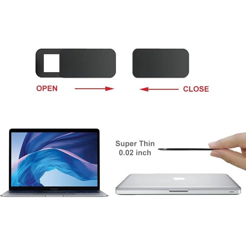 Cubiertas de Privacidad para Webcam WIRESTER - Juego de 3