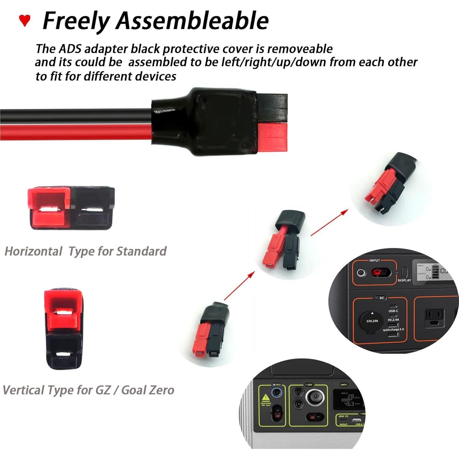 Kit de Panel Solar Magiktech 10AWG 3,66m Carga Solar