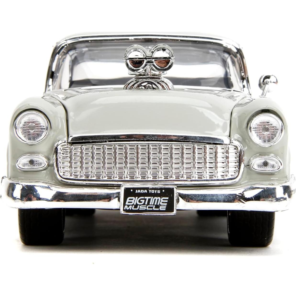 Coche Die-Cast 1:24 Jada Toys Chevrolet Bel-Air 1955 Gris/Azul